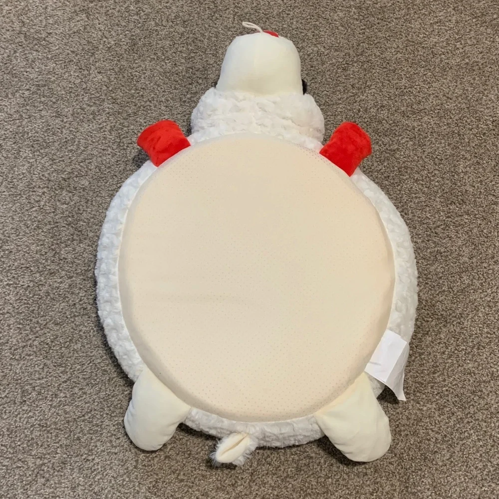 LMT: Plush Lamb (small) Pet Cozy Bed - Cream in Color